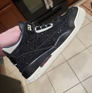 Nike Air Jordan 3 Retro "VOGUE" Women’s 7 Black